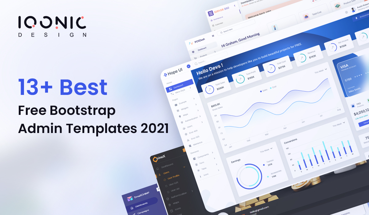13+ Best Free Bootstrap Admin Templates 2021 | Iqonic Design  13+ Best Free Bootstrap Admin Templates 2021 BOOTSTRAP TEMPLATES