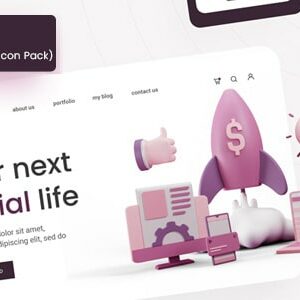 Premium 3D Icon Pack for Digital Marketing | TecDig Pro | Iqonic Design