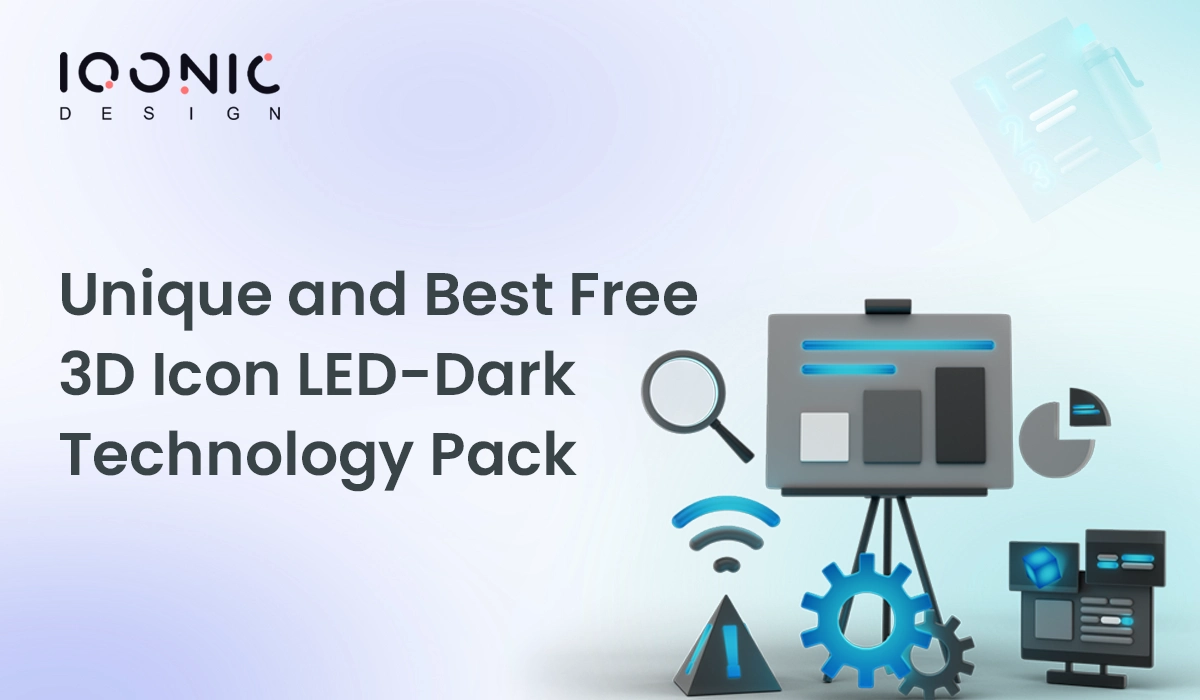 Unique and Best Free 3D Icon LED-Dark Technology Pack  Unique and Best Free 3D Icon LED-Dark Technology Pack 3d icon