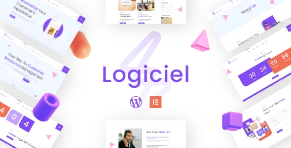 Best Free WordPress theme for IT Services | Logiciel | Iqonic Design Free Design Resources for UIUX Free Design Resources for UIUX Logiciel small preview