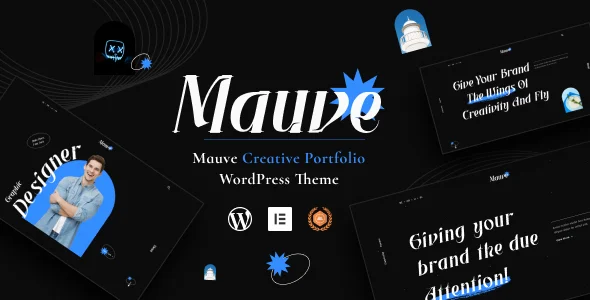 Best WordPress theme for Portfolio | Mauve | Iqonic Design