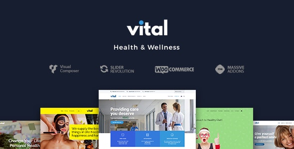 Vital 15 medical and healthcare management wordpress themes for medicals, doctors, and clinics 15 Medical and Healthcare Management WordPress Themes for Medicals, Doctors, and Clinics Vital1