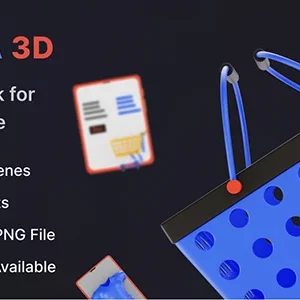 3D Icon Pack for E-commerce Stores | Tienda Pro | Iqonic Design