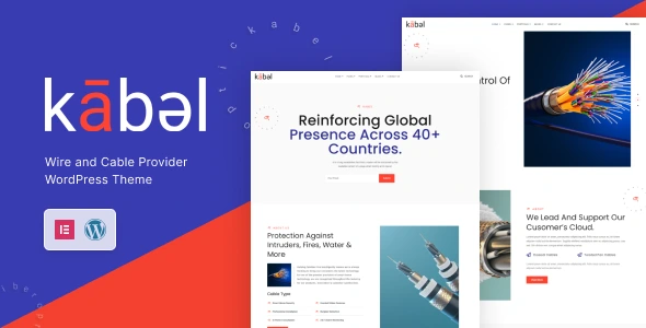 Best Free WordPress Theme for Cable Company | Kabel | Iqonic Design Free Design Resources for UIUX Free Design Resources for UIUX Kabel Small Preview webp