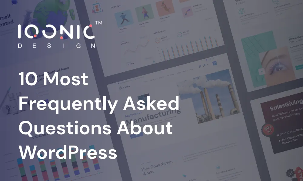 10 Most Frequently Asked Questions About WordPress | Iqonic Design  10 Most Frequently Asked Questions About WordPress Frame 8749