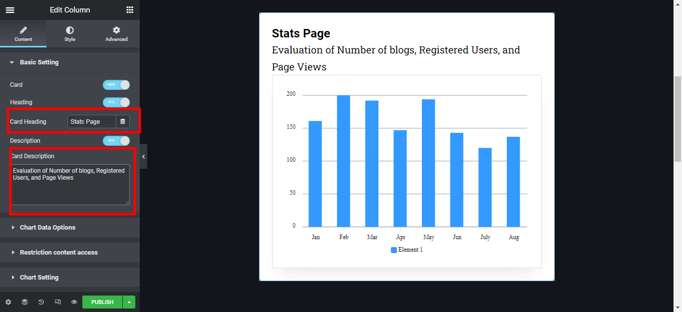 WordPress Stats Page | Graphina - WordPress Chart Plugin | Iqonic Design how to create wordpress stats page How To Create WordPress Stats Page 9 8