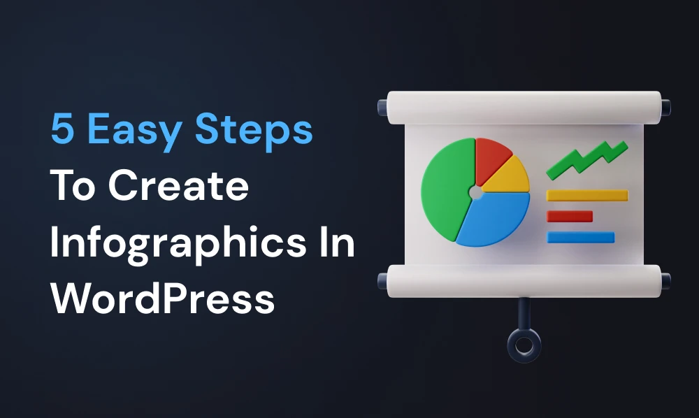 5 Simple Steps To Create Infographics in WordPress Website | Iqonic Design 5 simple steps to create infographics in wordpress website 5 Simple Steps To Create Infographics in WordPress Website Frame 44