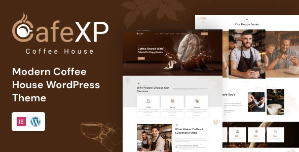 Cafe XP | Best Free Modern Coffee House WordPress Themes | Iqonic Design 5 latest free wordpress themes lite versions to check out (startups guide) 5 Latest Free WordPress Themes Lite Versions To Check Out (Startups Guide) CafeXP Lite1 2