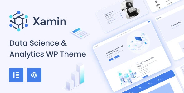 Xamin Lite | Best Free Data Science WordPress Theme | Iqonic Design 5 latest free wordpress themes lite versions to check out (startups guide) 5 Latest Free WordPress Themes Lite Versions To Check Out (Startups Guide) Xamin Lite 1