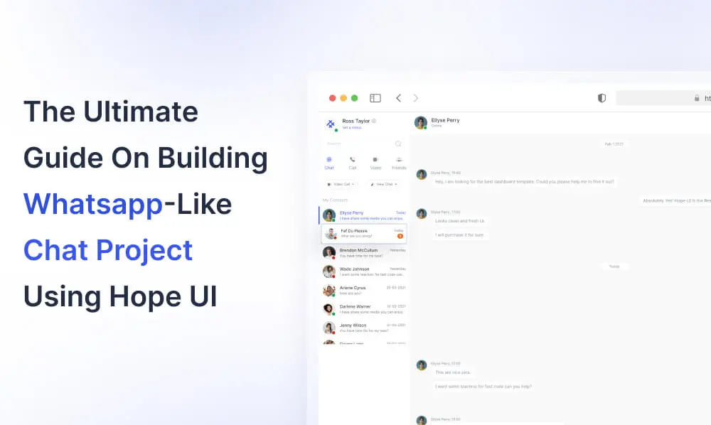 The Ultimate Guide On Building WhatsApp-Like Chat Project Using Hope UI | Iqonic Design the ultimate guide on building whatsapp-like chat project using hope ui The Ultimate Guide On Building WhatsApp-Like Chat Project Using Hope UI 3