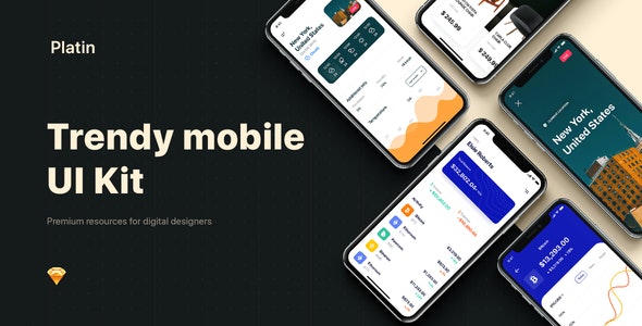 Platin  10 sketch ui kits you need to build innovative android and ios app flow 10 Sketch UI Kits You Need To Build Innovative Android and iOS App Flow Platin