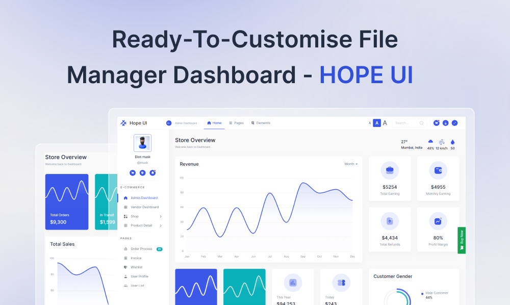 Ready-To-Customise File Manager Dashboard - HOPE UI | Iqonic Design ready-to-customise file manager dashboard - hope ui Ready-To-Customise File Manager Dashboard &#8211; HOPE UI 17